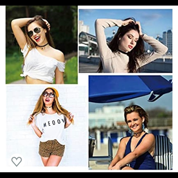 Gothic Black Dbl Strand Choker! - Picture 3 of 6